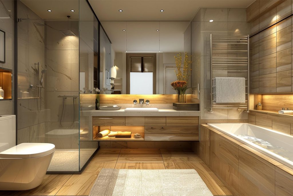 Soft Glow Bath Retreat