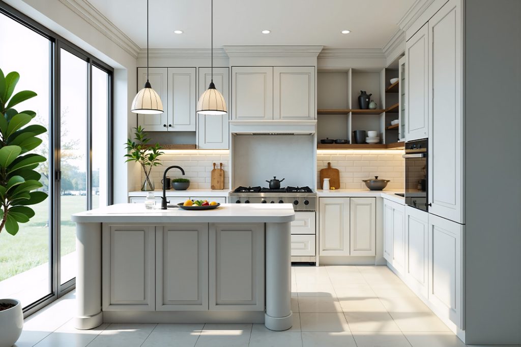 Ivory Grace Kitchen Cabinet Series