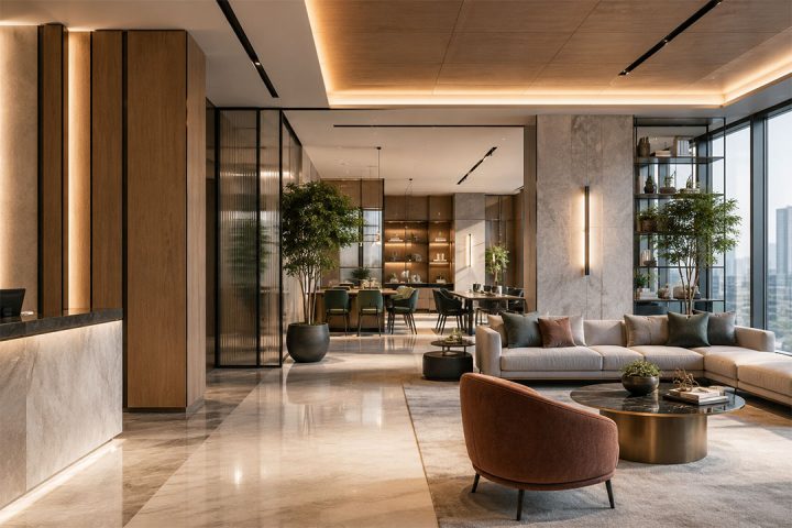 Trends in Commercial Interior Design and Material Coordination